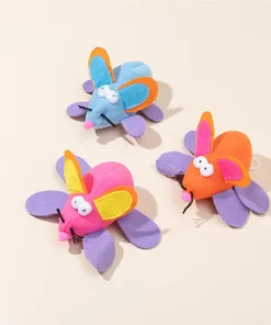 Cat Catnip Toy Big Ear Pull Ring Vibrating Mouse